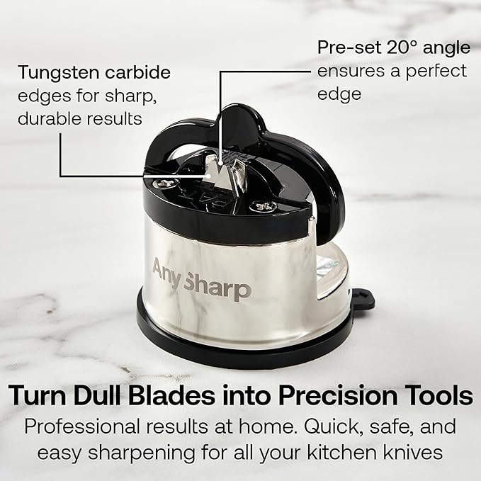 AnySharp Pro Knife Sharpener, Metal