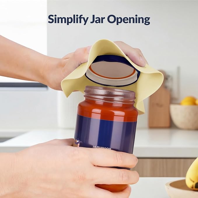 NiHome Silicone Jar Opener Gripper Pads, 6 In for Seniors, Light Candy,6 PC | Textured Back Pattern For Superior Grip, Food-Grade Silicone, Heat-Resistant Multi-Use Kitchen Pad For Jars, Pots, Spoons