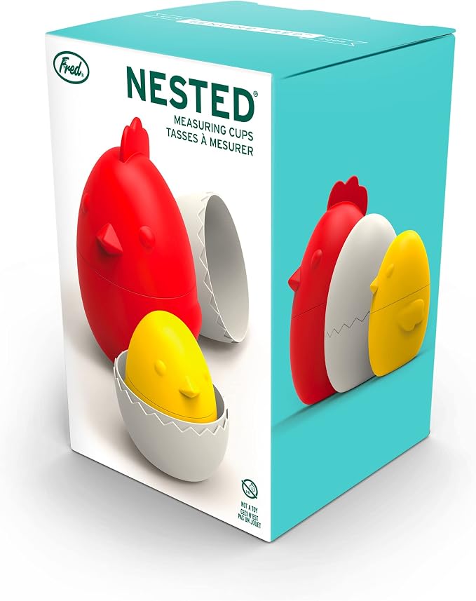 Genuine Fred Nested Hen and Chick Dry Measuring Cups