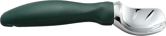 Spring Chef Professional Ice Cream Scoop with Soft Grip Handle - Heavy Duty Ice Cream Scooper for Cookie Dough, Frozen Yogurt, Gelato, Sorbet, Melon - Dishwasher Safe Kitchen Tool - Pine Green