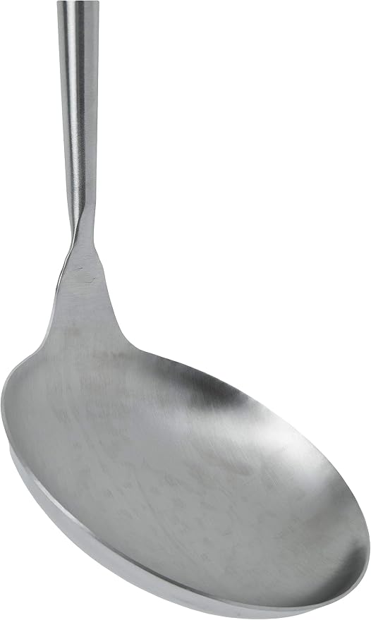 Tablecraft Wok Spoon with Bamboo Handles, 16", Brown