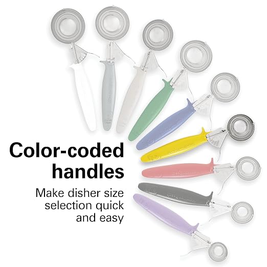 Hamilton Beach Commercial 80-20 Disher, 80 Series, 26" L, 8" W, 4" H, Yellow, 1.77 oz.