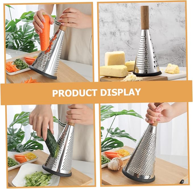 Kitchen Grater Cottage Cheese with Fruit Truffle Cheese Hand Tool Cucumber Shredder Kitchen Essentials Stainless Steel Box Grater Home Cheese Grating Tool Cheese Grater for Home