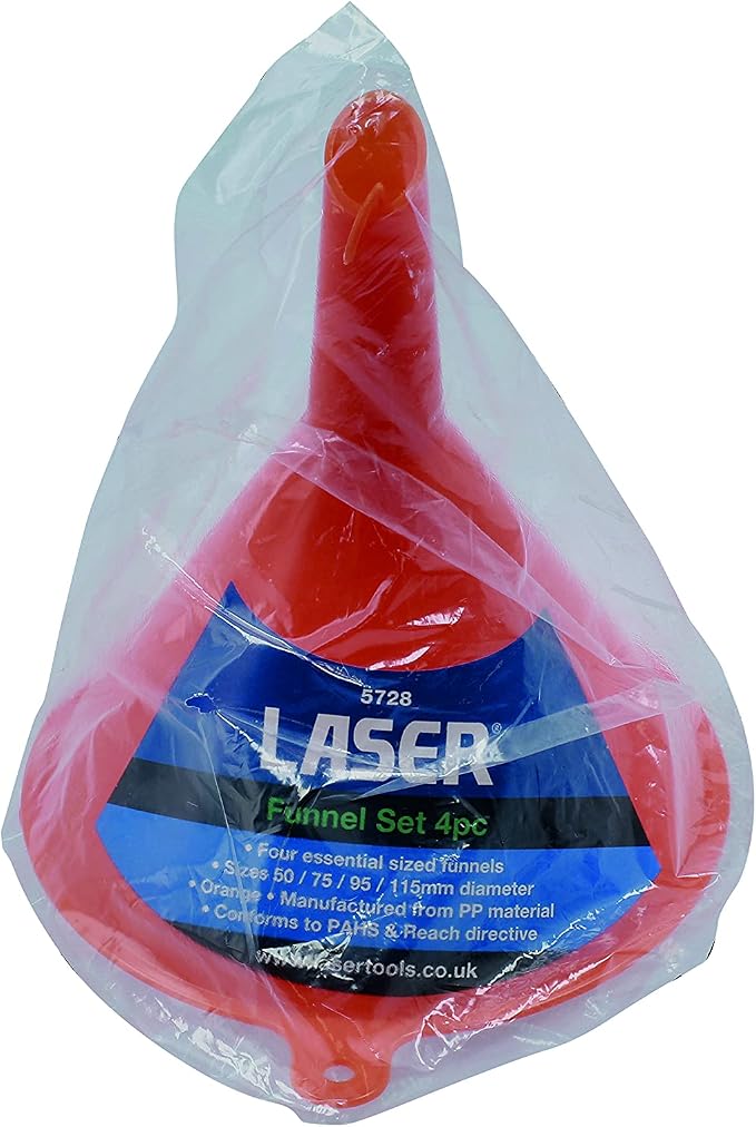 Laser LAS5728 Tools 5728 Funnel Set-4pc