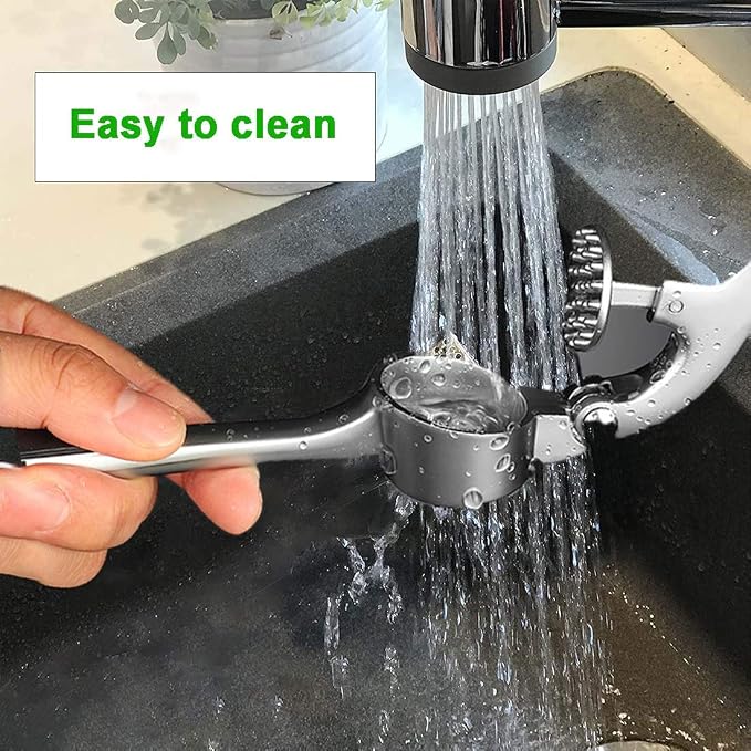 Garlic Press, Professional Garlic Crusher and Mincer with Antique Copper Color, Best Heavy Duty Premium Garlic Squeezer Tool in Kitchen from DSafer, Easy To Clean And Highly Durable