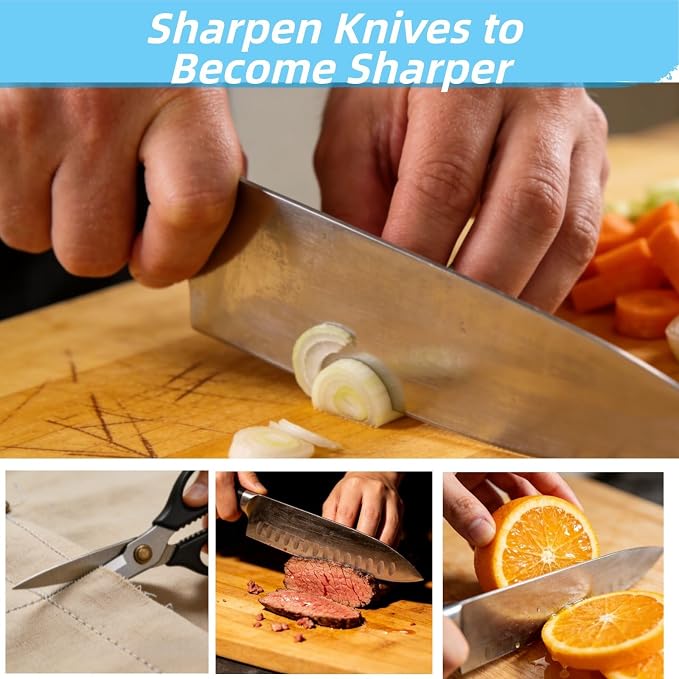 6 PCS Diamond Sharpening Plate with Honeycomb Surface Plate for Scissors Knives Outdoor Tools From Coarse to Extra Fine 400/600/800/1000/1200/2000 Grit