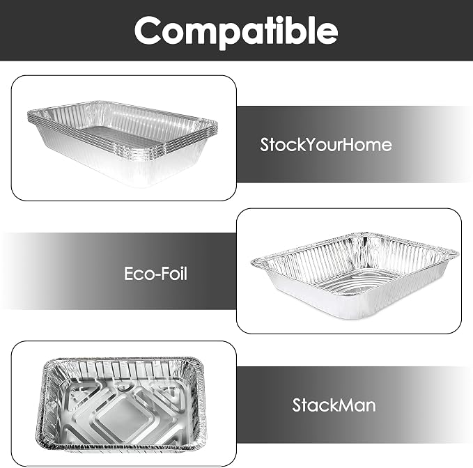 Linkidea Metal Grate Cooling Rack Pack of 2, Stainless Steel Baking Cooling Rack Rectangle 7.8'' x 10.2'', Oven Safe Grid Wire Racks for Roasting Disposable Pan (Silver)