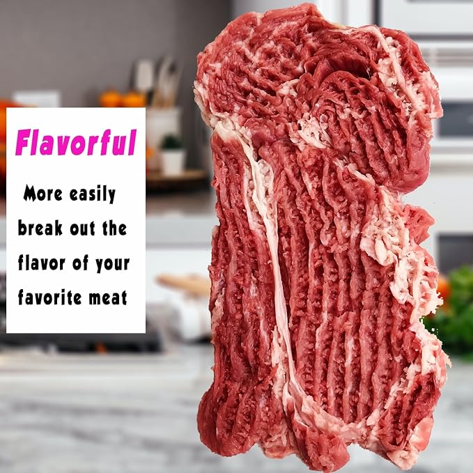 【PLUS】Meat Tenderizer for All KitchenAid Household Stand Mixers- Mixers Accesssories Attachment with Stainless Steel Gears, Black【Improved Extended New Version】