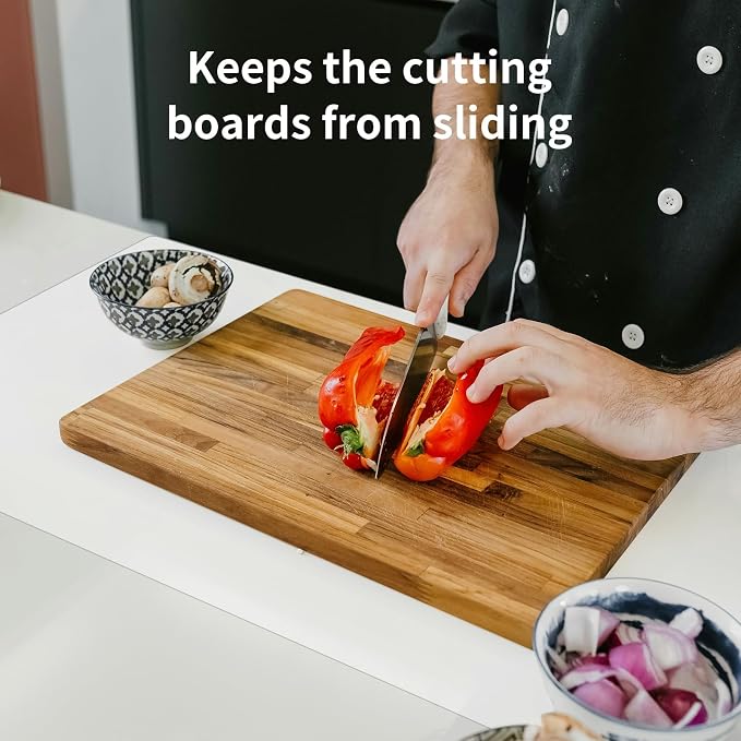 Cuttte 23.62" x 15.75" Large Silicone Mats for Kitchen Counter 1PCS | Heat Resistant Mats for Countertop, Anti-slip Quartz Countertop Protector for Air Fryers Coffee Pots Baking, Dishwasher Safe