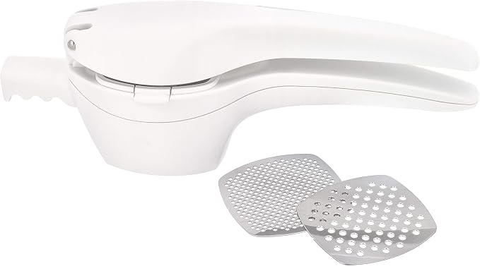 Judge Potato Masher, Stainless Steel, White