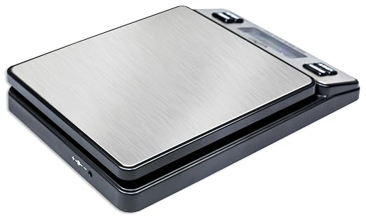 W-2809 90 LB X 0.1 OZ Durable Stainless Steel Digital Postal Scale, Shipping Scale With AC adapter, 1 Pack