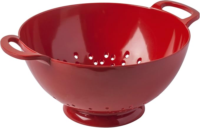 Zeal Melamine Colander/Strainer (20cm) -Red
