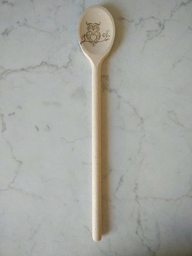 10 Inch Handcrafted Wooden Spoons for Cooking - Set of 3 Premium Cooking Utensils Set with Spoon Rest, Ideal for Wood Craft Projects, Wooden Craft Spoon, Craft Spoon, Wood Craft Set