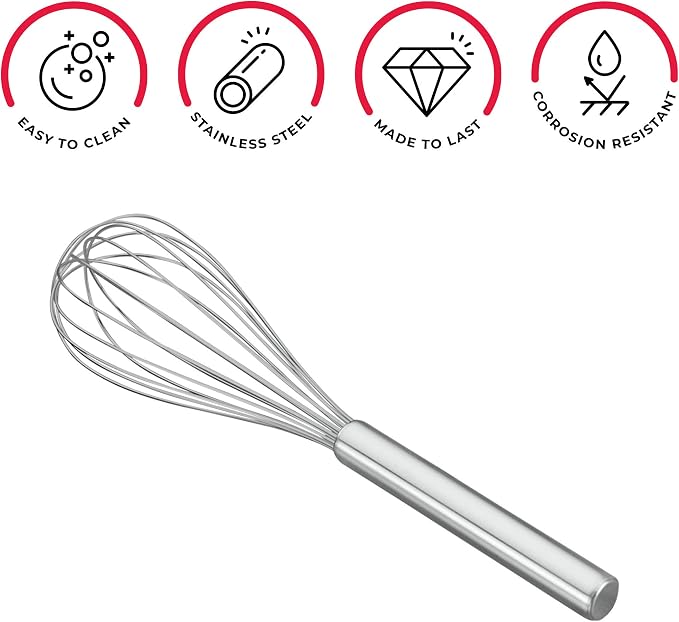 Metaltex Whisk 11, 81", Silver