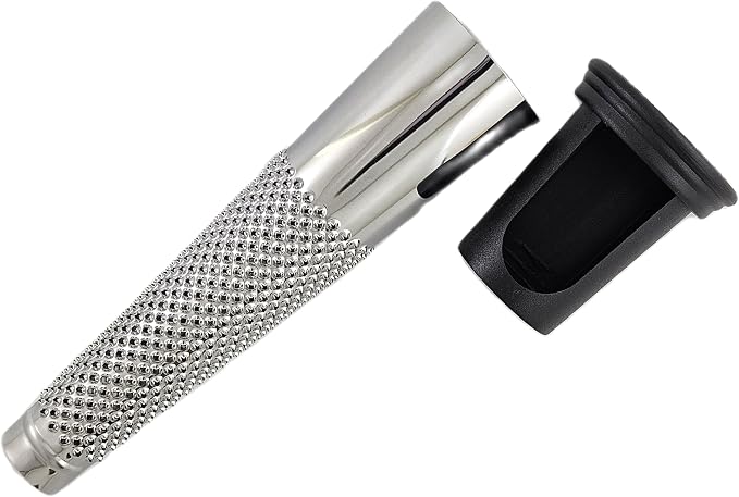 Fox Run Stainless Steel Cone Nutmeg Grater, 6" With Storage