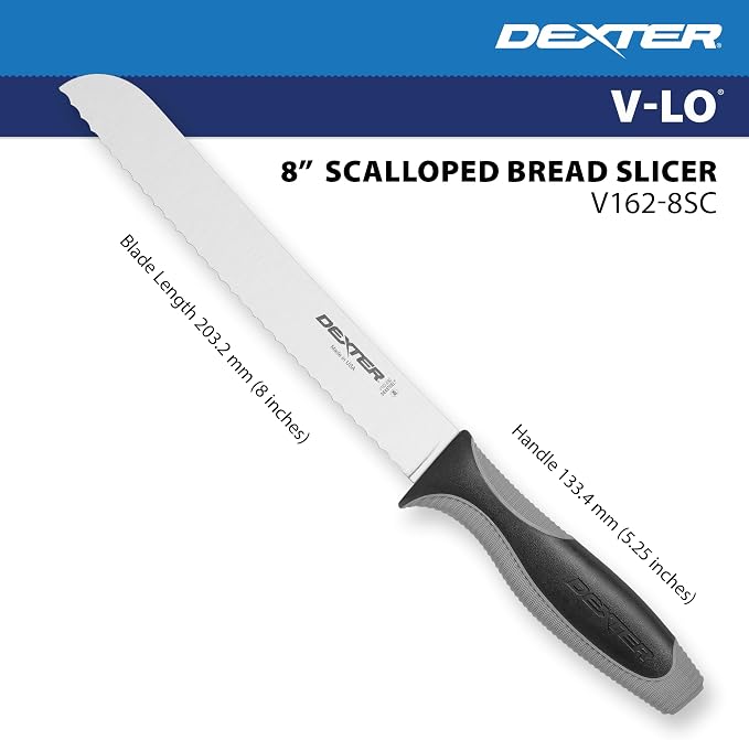Dexter 8” Scalloped Bread Knife