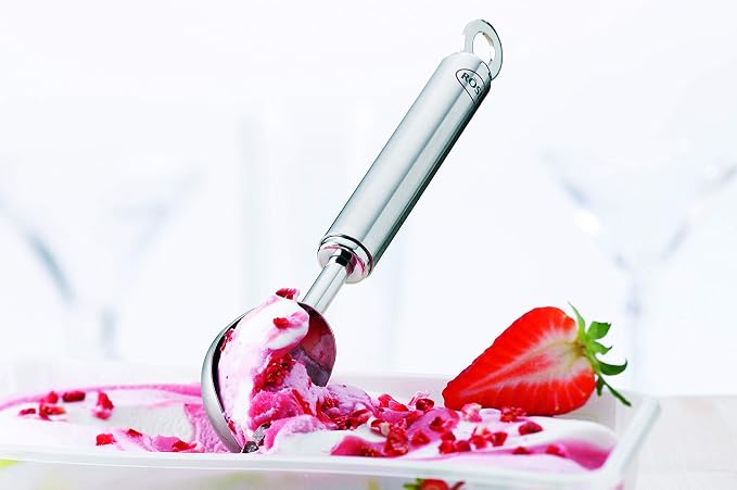 Rosle 12741 Stainless Steel Ice Cream Scoop 8 Inch, Silver