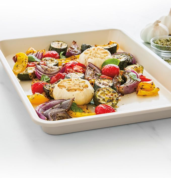 GreenPan Bakewell 13" x 9" Cookie Sheet, Healthy Ceramic Nonstick Bakeware, PFAS-Free, Durable Baking Tray, Versatile Kitchen Essentials, Easy Clean Ovenware