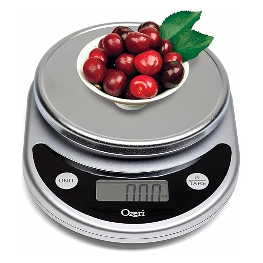 Ozeri® Pronto® Kitchen and Food Scale with Variable Graduation Technology® | Recognized by experts -- Winner of awards from the Food Network, The New York Times’ Wirecutter, CNN Underscored, and others.