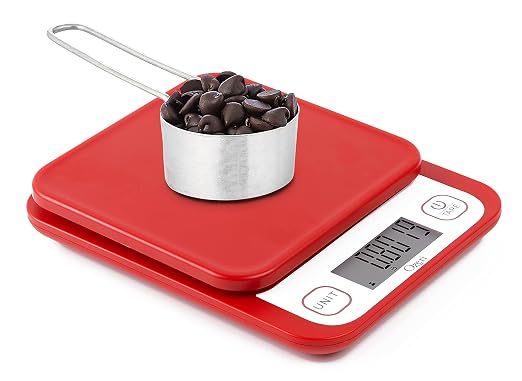 Ozeri® Garden and Kitchen Scale II with 420 Variable Graduation Technology® | Measures most delicate garden herbs and greens at 0.1 g for ingredients under 420 grams and 0.5 g for items over 420 grams
