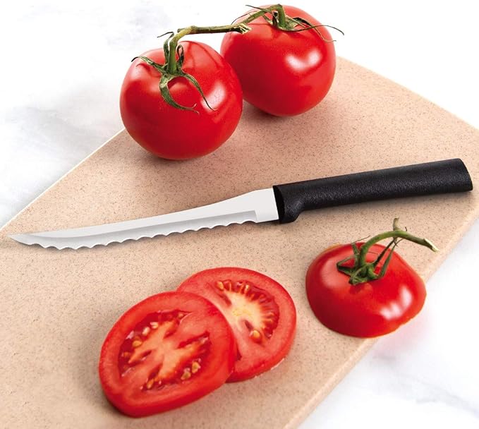 Rada Cutlery Peel, Pare & Slice Gift Set (G218), 3-piece Knife Set, Stainless Steel Blades, Black Handle