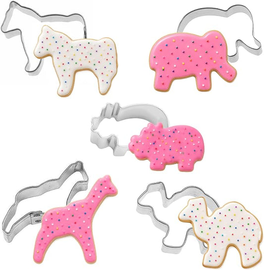 Mini Circus Animal Cookie Cutter 5 Piece Set from The Cookie Cutter Shop
