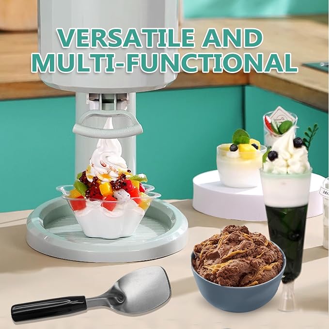 9" Heavy Duty Ice Cream Spade,Non-Slip Stainless Steel Spoon Scraper,Perfect Paddle for Scooping and Serving Hard Frozen Treats Gelato and Creamier Frozen Desserts(2PCS)