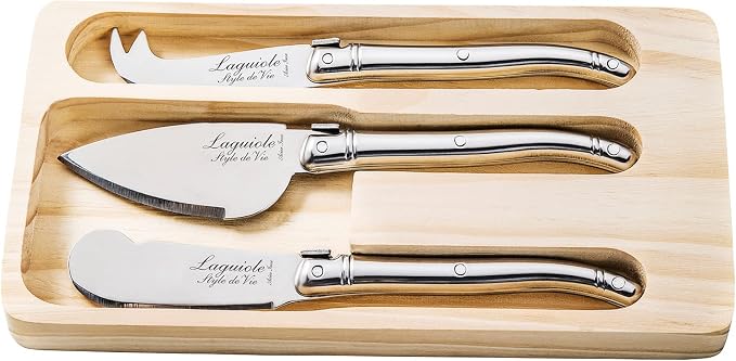 Cheese Knife Set Premium Line Set of 3 Stainless Steel
