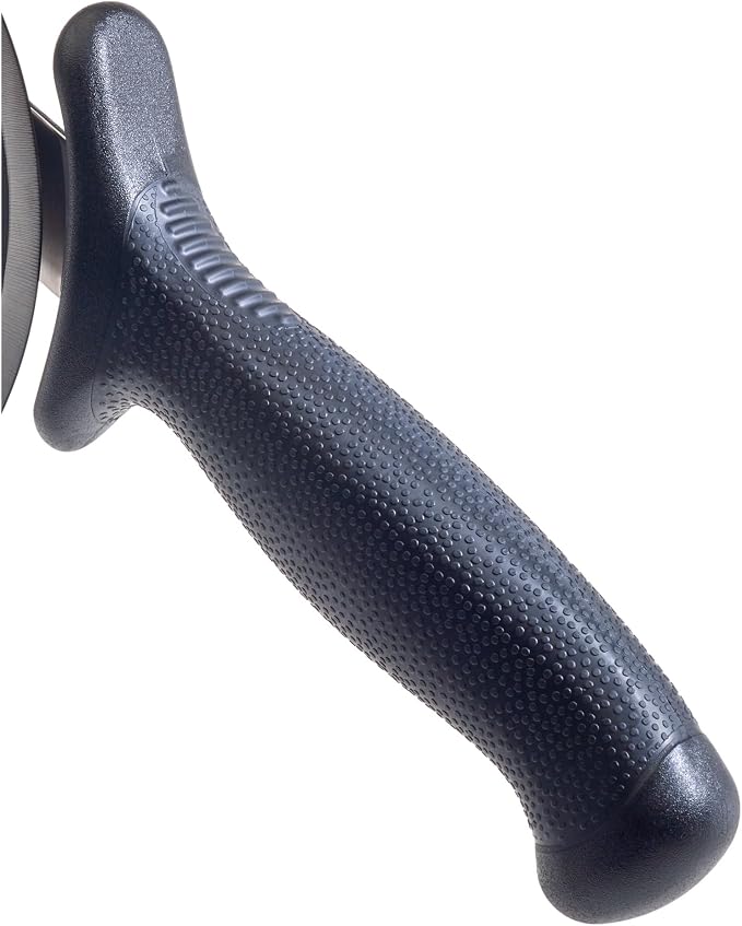 Mercer Culinary Millennia Pizza Cutter with Black Handle, 5 Inch Wheel, Stainless Steel