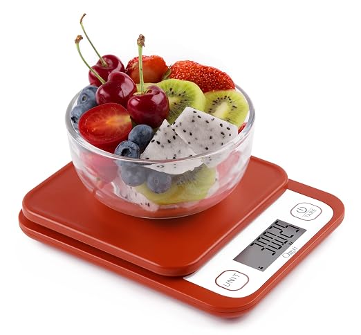 Ozeri® Garden and Kitchen Scale II with 420 Variable Graduation Technology® | Measures most delicate garden herbs and greens at 0.1 g for ingredients under 420 grams and 0.5 g for items over 420 grams