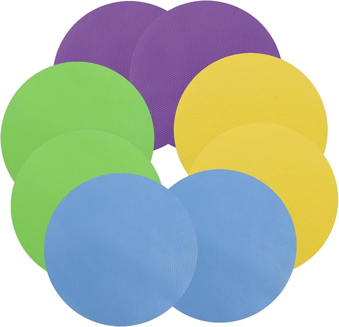 8Pcs Rubber Jar Opener, Circle | Heat-insulated, Non-Slip Gripper Pads, Kitchen Tool, Multi Function Can Opener, Easy Opening/Arthritis Weak Hands