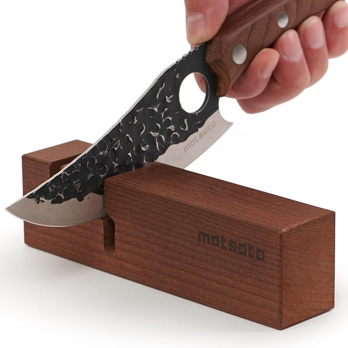 Matsato Knife Sharpener – Chef & Pocket Knife Sharpener, Knives Blade Sharpening, Kitchen Gift for Men & Women, Afilador de Cuchillos, 7.09" x 1.97"