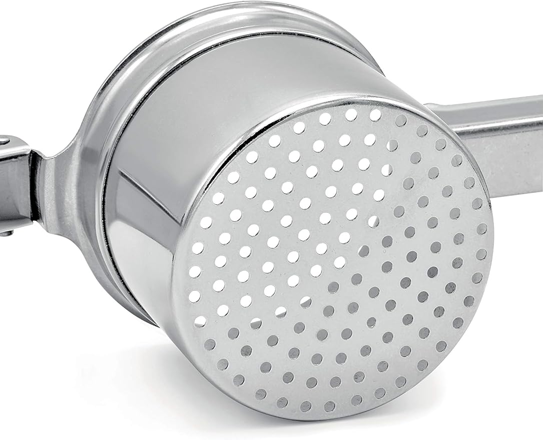 Barazzoni 802065100 Masher, Stainless Steel, Diameter 3.3 x Height 3.7 inches (8.5 x 9.5 cm), Potato Masher
