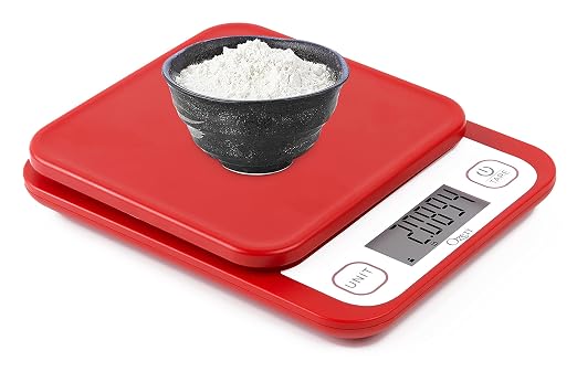 Ozeri® Garden and Kitchen Scale II with 420 Variable Graduation Technology® | Measures most delicate garden herbs and greens at 0.1 g for ingredients under 420 grams and 0.5 g for items over 420 grams
