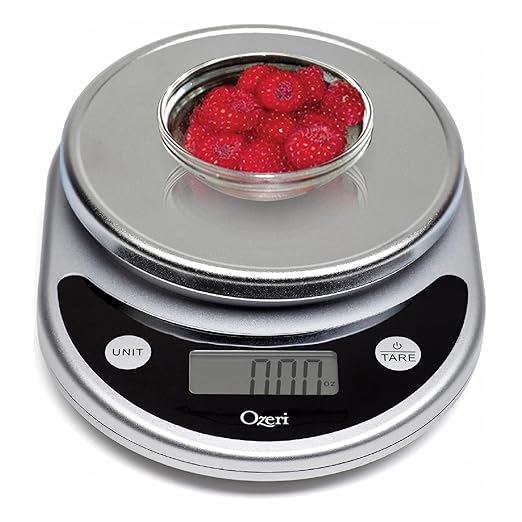 Ozeri® Pronto® Kitchen and Food Scale with Variable Graduation Technology® | Recognized by experts -- Winner of awards from the Food Network, The New York Times’ Wirecutter, CNN Underscored, and others.