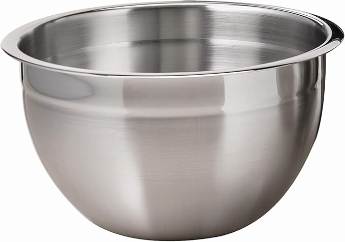 Tramontina Gourmet 3-Quart Stainless Steel Mixing Bowl, Ideal for Salads, Preparing and Serving, Dishwasher-Safe