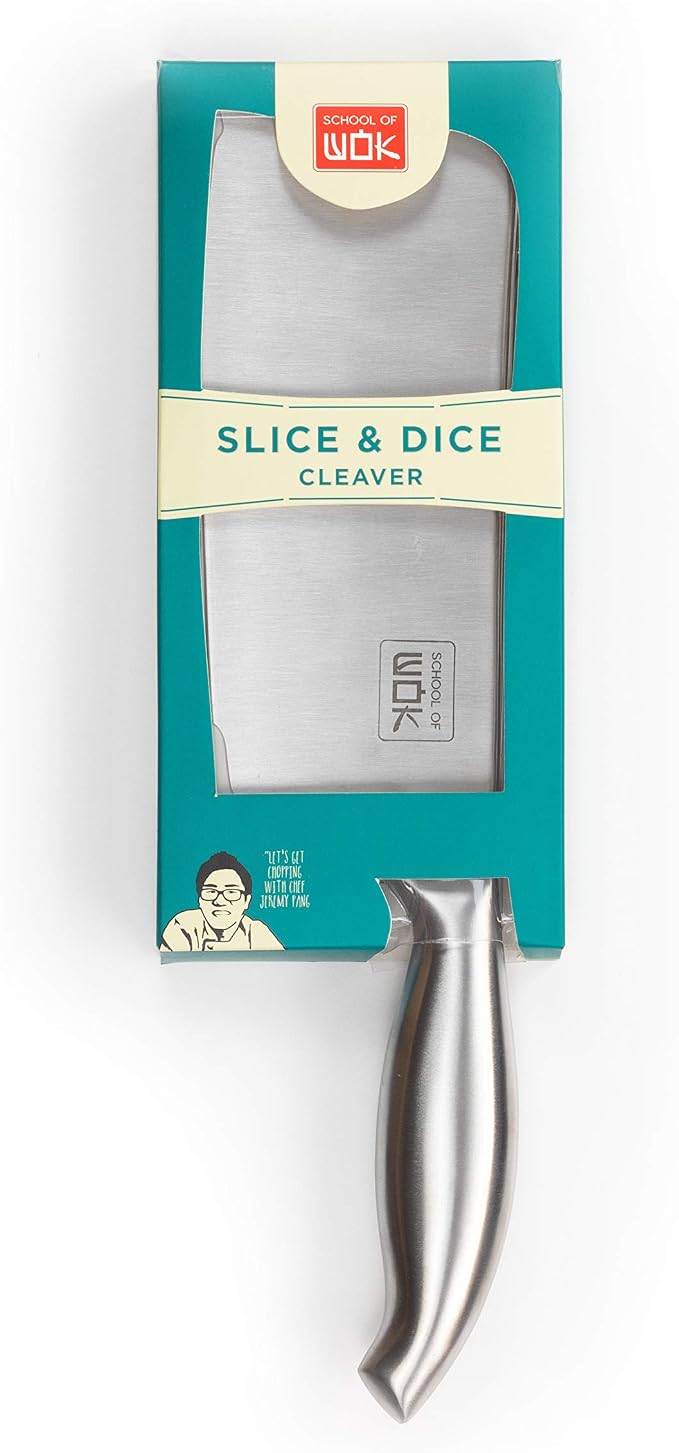School of Wok - Slice & Dice Cleaver - 7"/18cm