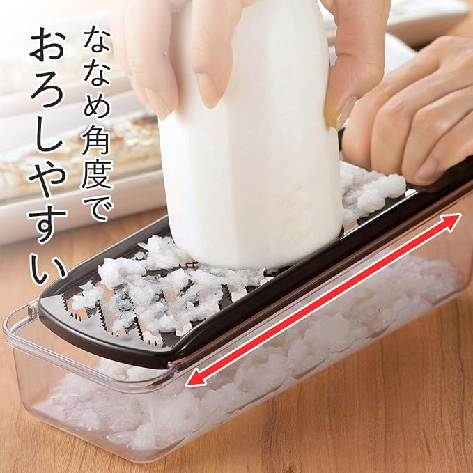 Shimomura 43881 Slicer Set, 4 Types of Prep Prepare Set, Made in Japan, Time-saving Cooking, Compact Storage, Slicing, Julienne, Cut, Grater, Safety Holder, Dedicated Case, Vegetable Cooker,