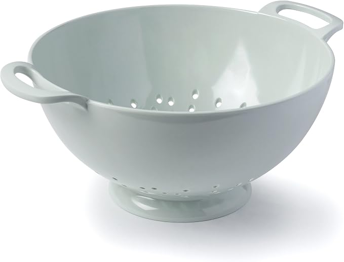 Zeal Melamine Colander, Sage Green, 30.5 x 24 x 12.5 cm