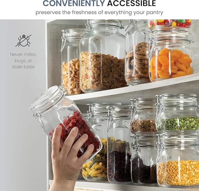 Bormioli Rocco 149280M04321991 food container, 25.25 oz, Clear