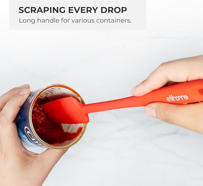 Mini Silicone Basting Pastry Brush, Cooking Brush for Oil Sauce Butter Marinades, Food Brushes for BBQ Grill Kitchen Baking, Baster Brushes Baste Pastries Cakes Meat Desserts, Food Grade, Red