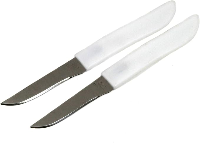 Chef Craft Select Paring Knife Set, 2.5 inch blade 6 inches in length 2 piece set, Stainless Steel/Black
