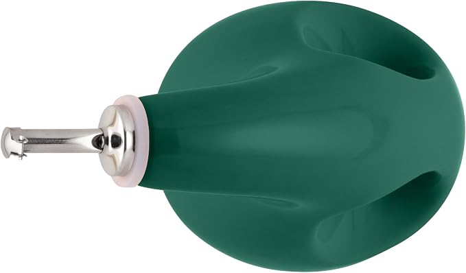 Rachael Ray Solid Glaze Ceramics EVOO Olive Oil Bottle Dispenser with Spout - 24 Ounce, Dark Green