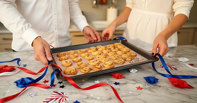 Silicone Baking Mats Set – 3 Pcs, Non-Stick Reusable, Parchment-Free Oven liners (18" x 13" + 15" x 10")
