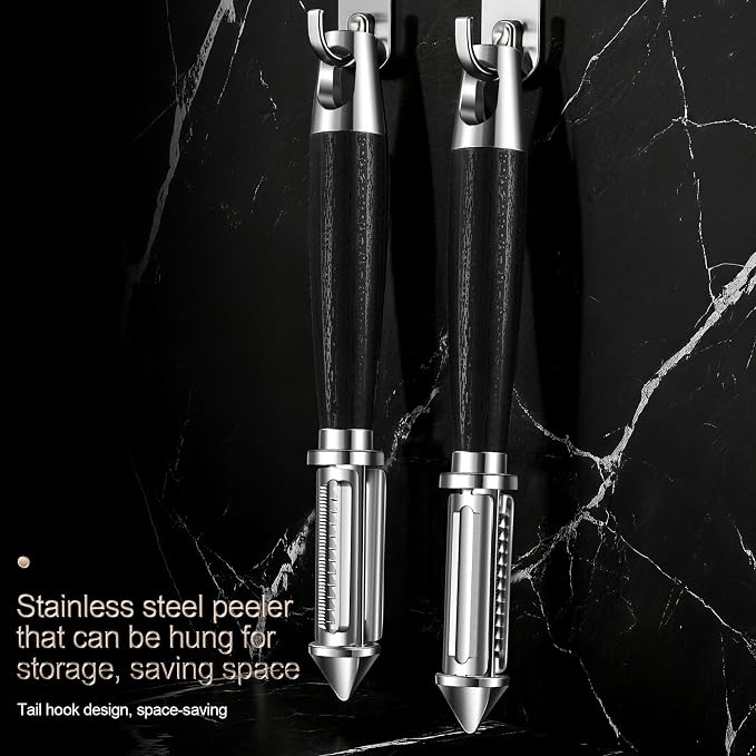 Multi-functional julienne peeler for vegetable | What worked well: Sharp blade makes quick, even cuts.Comfortable non-slip wooden handle.Easy to rinse clean after use.
