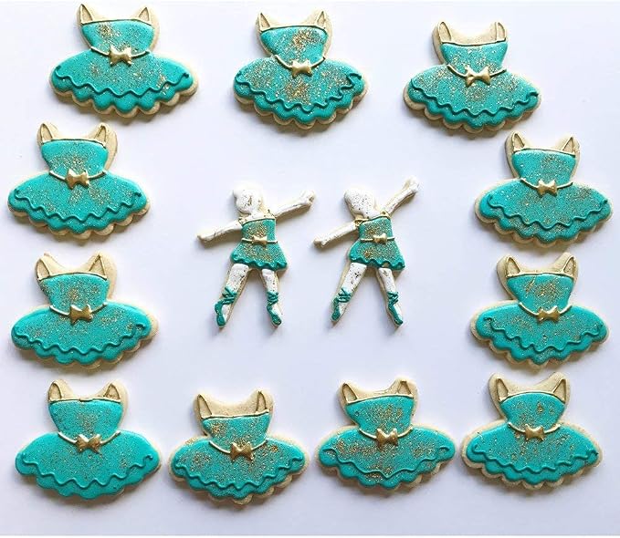 Ballet/Dance Cookie Cutters 3-Pc. Set Made in USA by Ann Clark, Tutu, Ballet Shoe, Ballerina