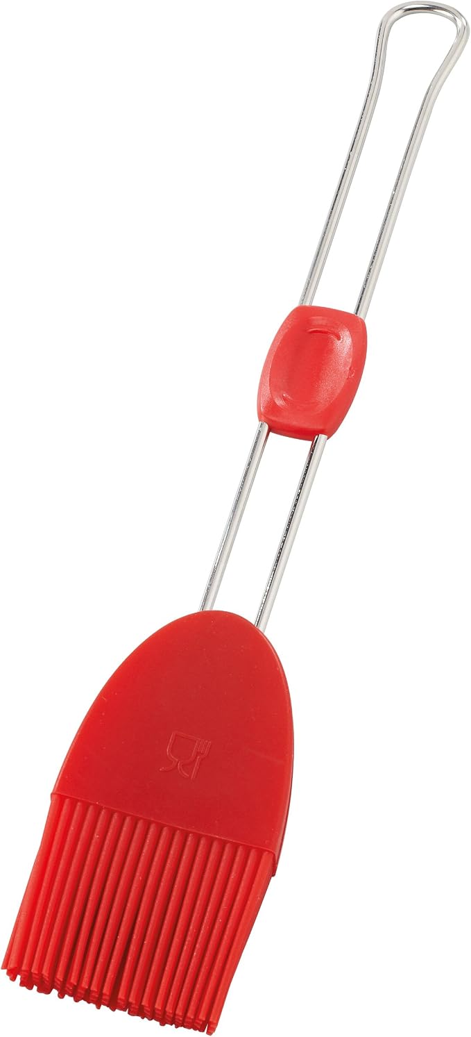Dr.Oetker Basting Brush Flexxibel of Silicone 5 cm in red, 26.5 x 5 x 2 cm