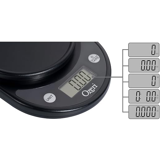 Ozeri® Pronto® Kitchen and Food Scale with Variable Graduation Technology® | Recognized by experts -- Winner of awards from the Food Network, The New York Times’ Wirecutter, CNN Underscored, and others.