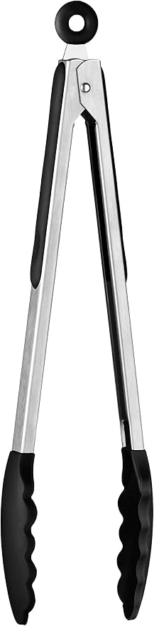 ZING! Premier Housewares Silicone Tongs - Black