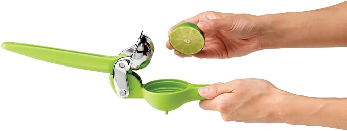 Chef'n FreshForce Citrus and Lime Juicers, 10.25-inches long, Yellow and Green